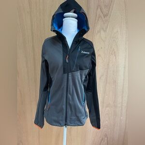 Women's Black and Gray Jacket